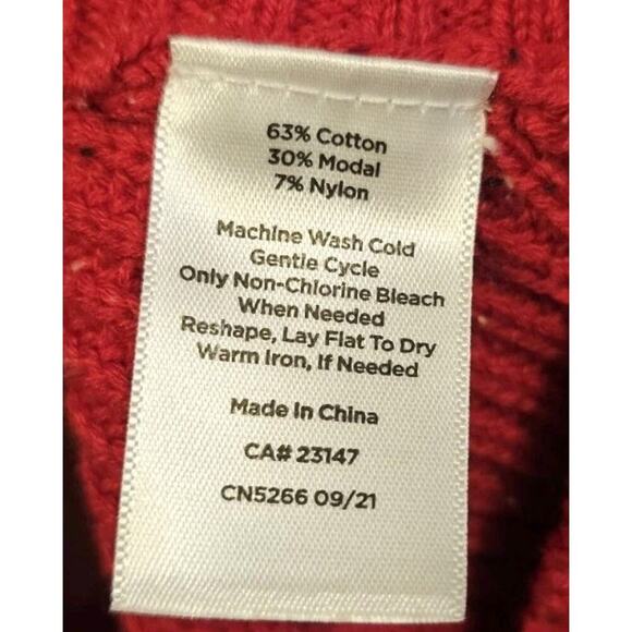 Talbots Cowl Neck Ribbed Knit Sweater Women's Size XL NWT - Picture 10 of 10